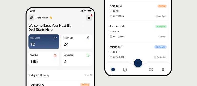 Mobile CRM App