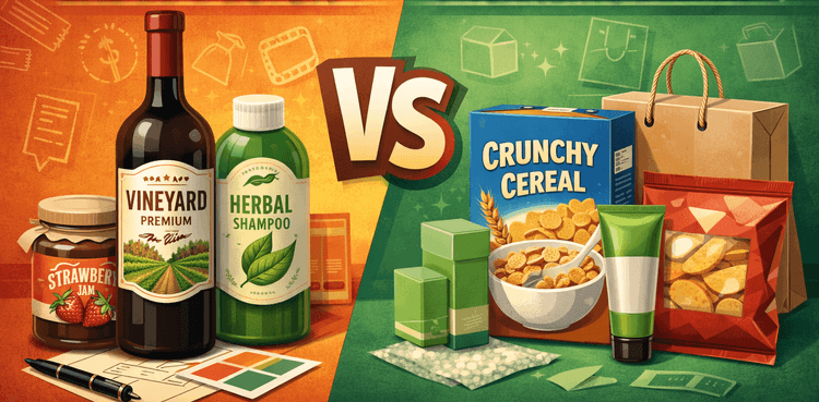 Label Design vs Packaging Design: Key Differences Every Brand Should Know