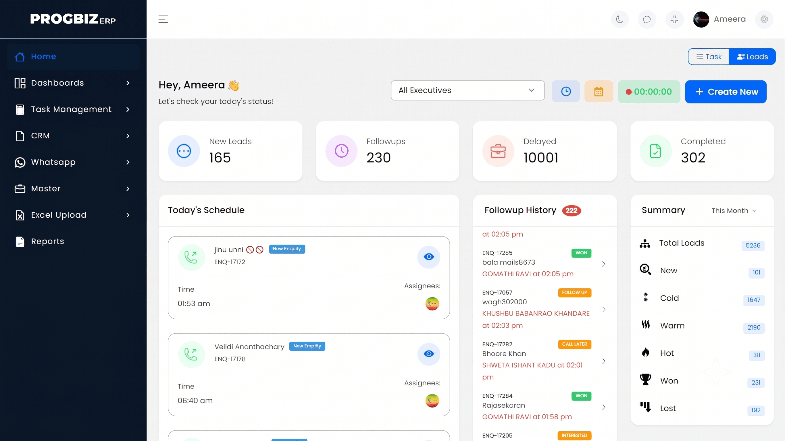 All-in-one dashboard