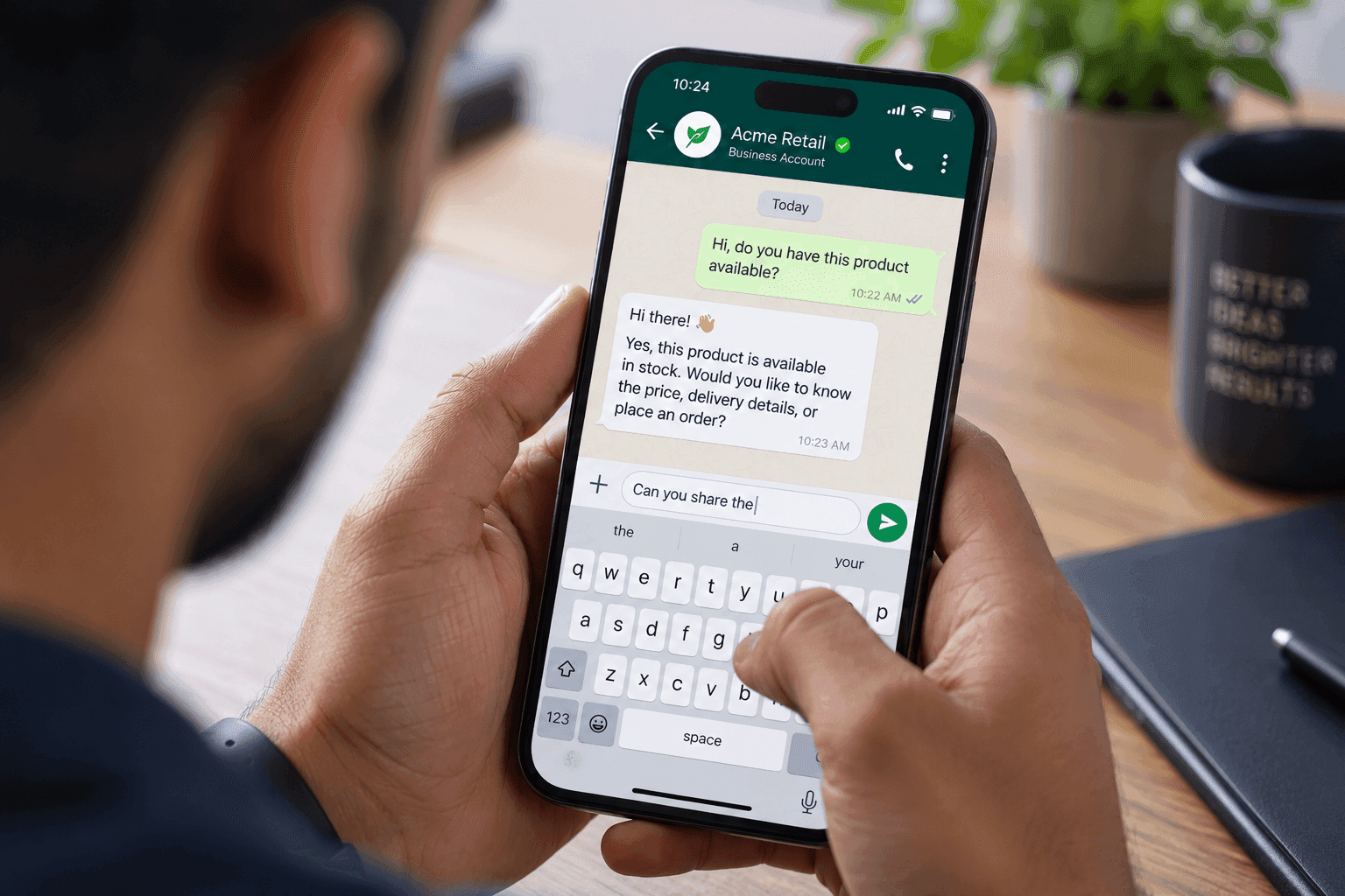 From "Hi" on WhatsApp to a Paid Order