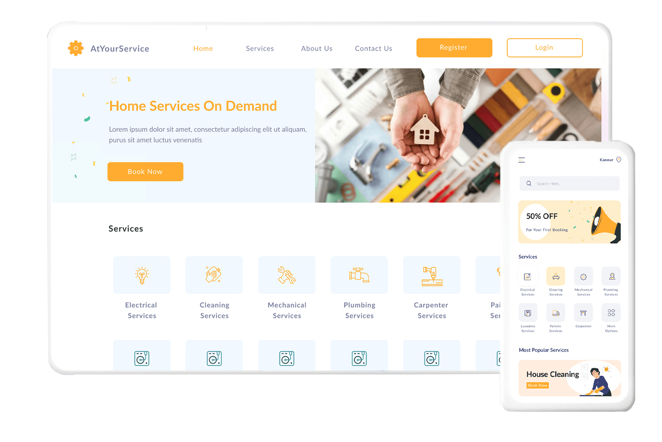 on demand home service app development